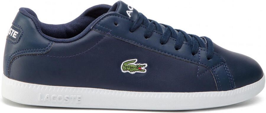 Lacoste Graduate BL 1 SMA Heren Navy Wit Sportschoenen