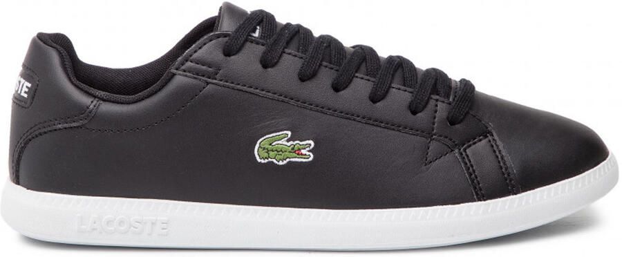 Lacoste Graduate BL 1 SMA Heren Zwart Wit Sportschoenen