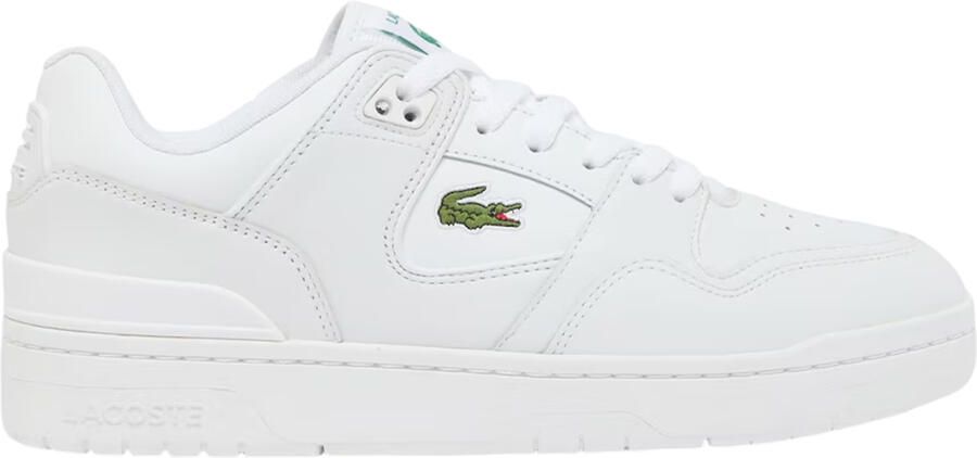 Lacoste Heren Court Cage Leren Trainers (Wit)