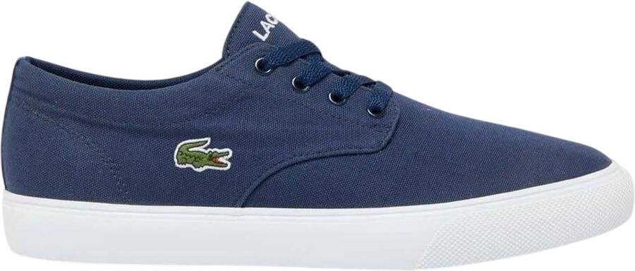 Lacoste Heren-sneakers van canvas met antislipzool (Marine)