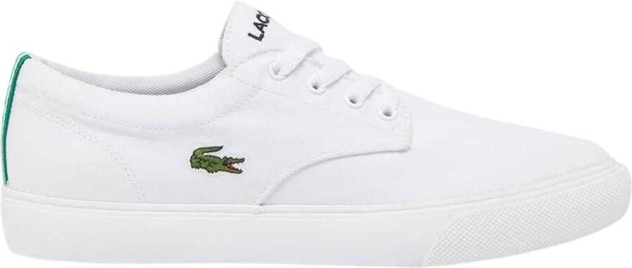 Lacoste Heren-sneakers van canvas met antislipzool (Wit)