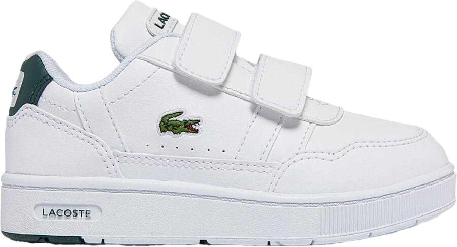 Lacoste Kinderen T-Clip Croc Trainers (Wit Groen)