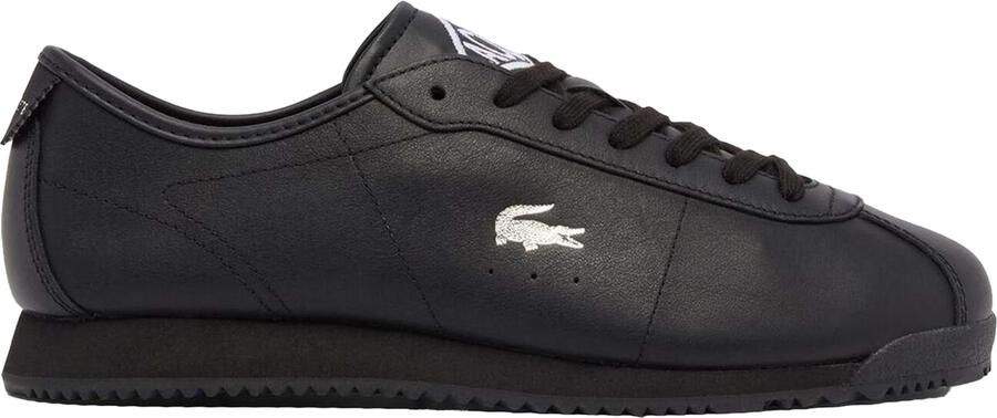 Lacoste Lage leren sneakers voor heren (Zwart)