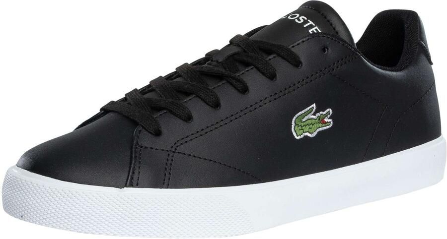 Lacoste Lerond Set 125 2 CMA Leren Sneakers Zwart