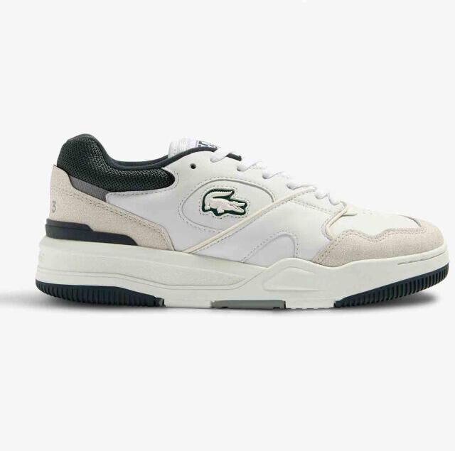 Lacoste Lineshot 223 3 sma wht dk grn leather