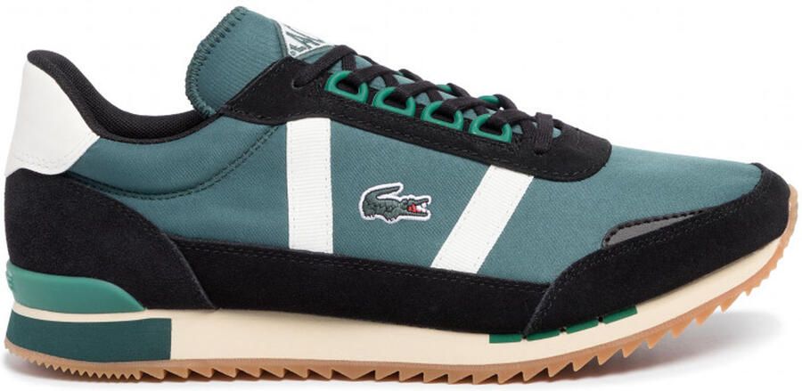 Lacoste Partner Retro 319 1 SMA Heren Groen Zwart Sportschoenen