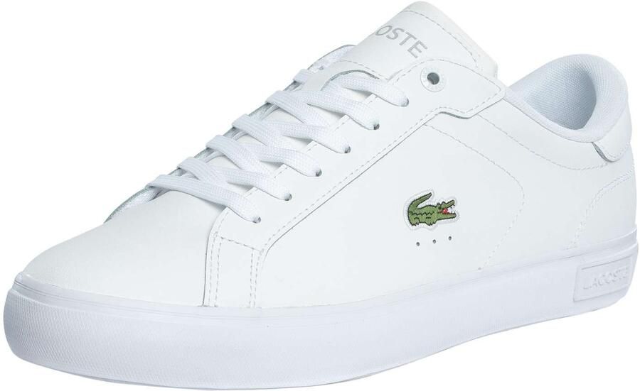Lacoste Powercourt 125 2 SMA Leren Sneakers Wit
