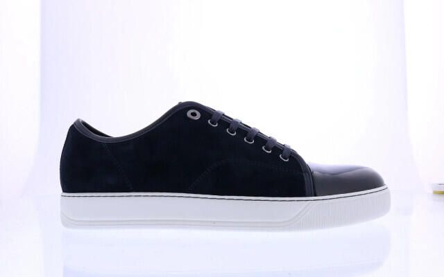 Lanvin Heren basket basse veau velours