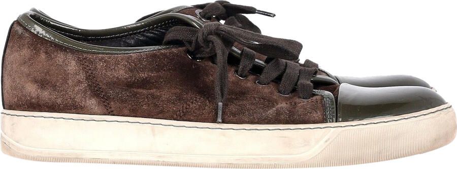 Lanvin Pre-owned Lanvin Classic Tennis Sneakers in Bruin Suède