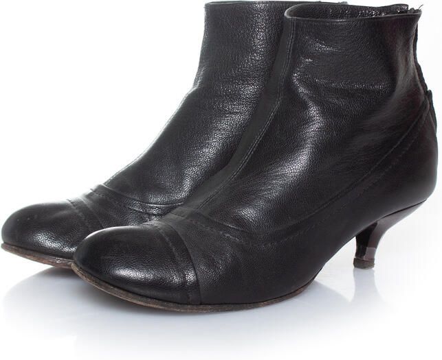 Lanvin Pre-owned Lanvin enkellaarsjes met kitten heel