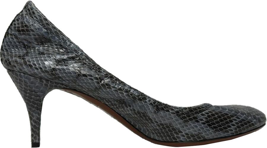 Lanvin Pre-owned Lanvin Slangenhuid Pumps in Dierenprint Leer