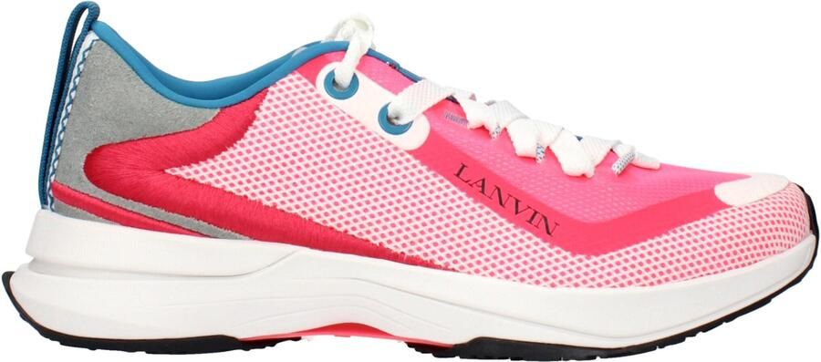 Lanvin Roze Stoffen Sport Sneakers