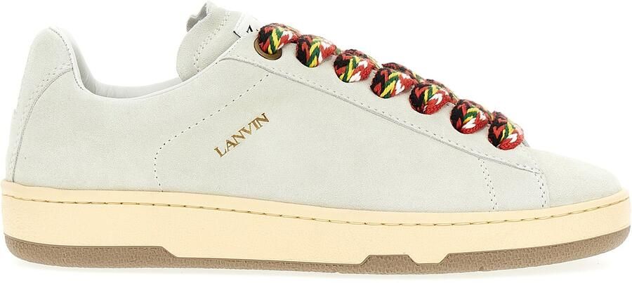 Lanvin Witte Kalfskin Sneakers
