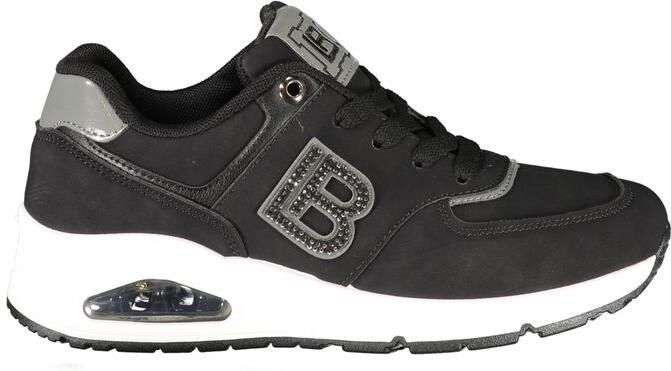 Laura Biagiotti Zwarte Polyurethaan Dames Sneakers