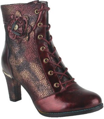 Laura vita Alcbaneo 173 wine dames veterboots gekleed
