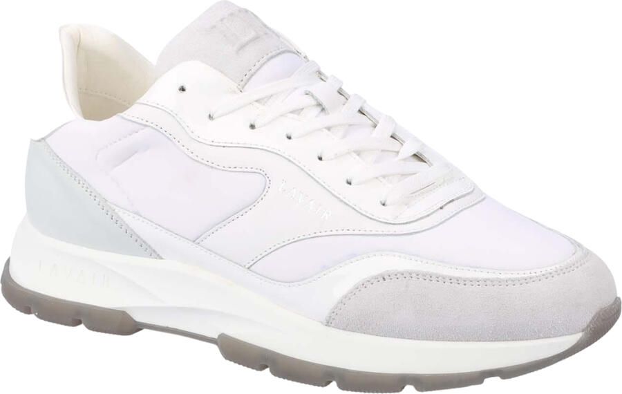 Lavair Heren Aequora Leren Trainers (Wit)