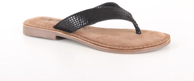 Lazamani 75.481 black dames slippers