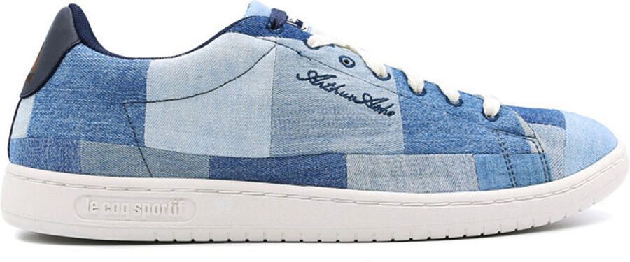 Le Coq Sportif Arthur Ashe De Nimes Heren Blauwe Sportschoenen