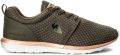 Le Coq Sportif Dynacomf Feminine Mesh Dames Donkergroen Trainers - Groen
