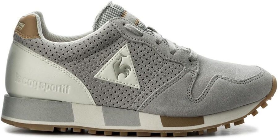 Le Coq Sportif Omega Premium Heren Grijze Trainers