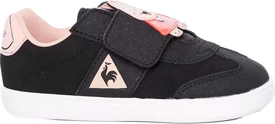 Le Coq Sportif Tacleone Animal Face Kinderen Zwarte Trainers