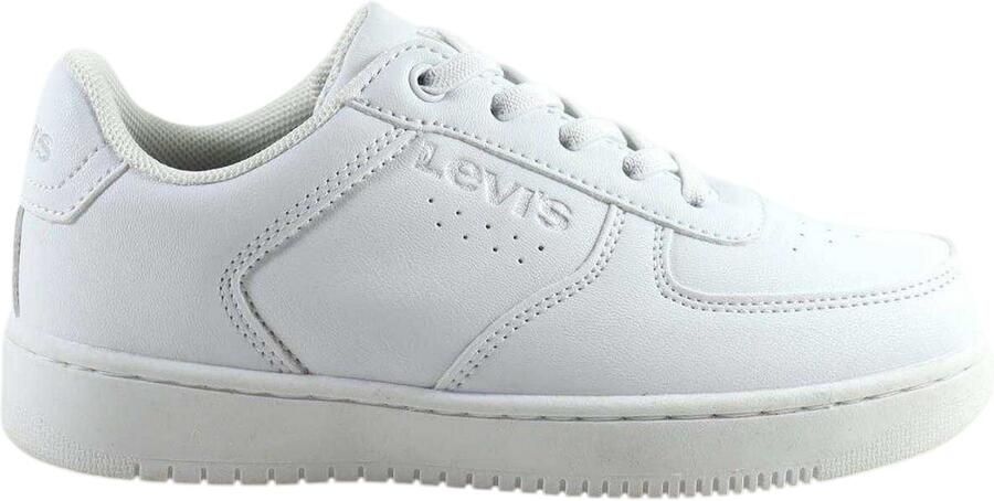 Levi's Levis Kinder Kinder Union Leren Trainers (Wit)