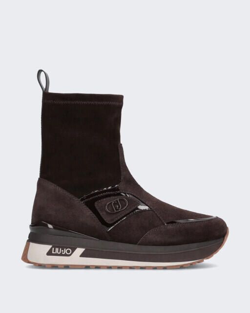 Liu Jo Dames maxi wonder 104 sneaker in moka