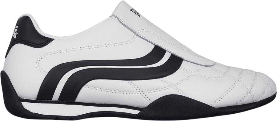 Lonsdale Camden leren instapschoenen voor heren (Wit Marine)