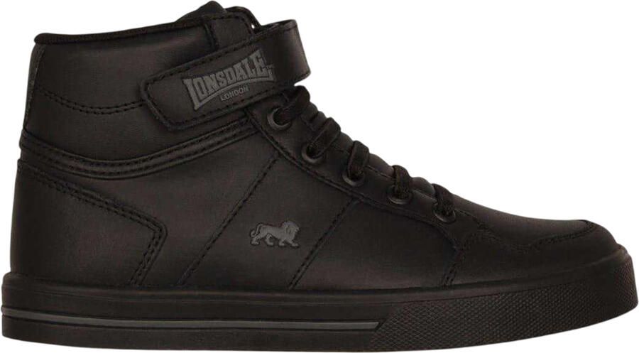 Lonsdale Canons-sportschoenen voor kinderen (Zwart Kool)