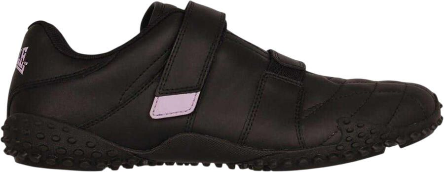 Lonsdale Dames Fulham Leer Klittenbandschoen (Zwart Lavendel)