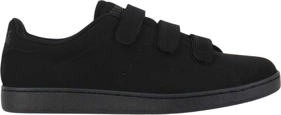 Lonsdale Heren Leyton Drievoudige Band Platte Sneakers (Zwart)