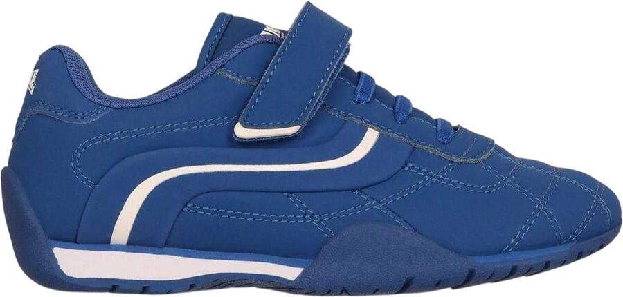 Lonsdale Kindersneakers met klittenband van Camden (Blauw)