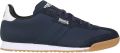Lonsdale Lambo-sportschoenen voor heren met zijstreep (Marine) - Marineblauw