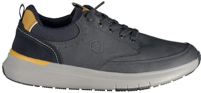 Lumberjack Blauwe herensneakers van polyurethaan