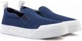 Lyle & Scott Duncan donkerblauwe canvas schoenen - Marineblauw