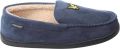 Lyle & Scott Heren-mocassinslippers van imitatiesuède van Aspen (Marine) - Marineblauw