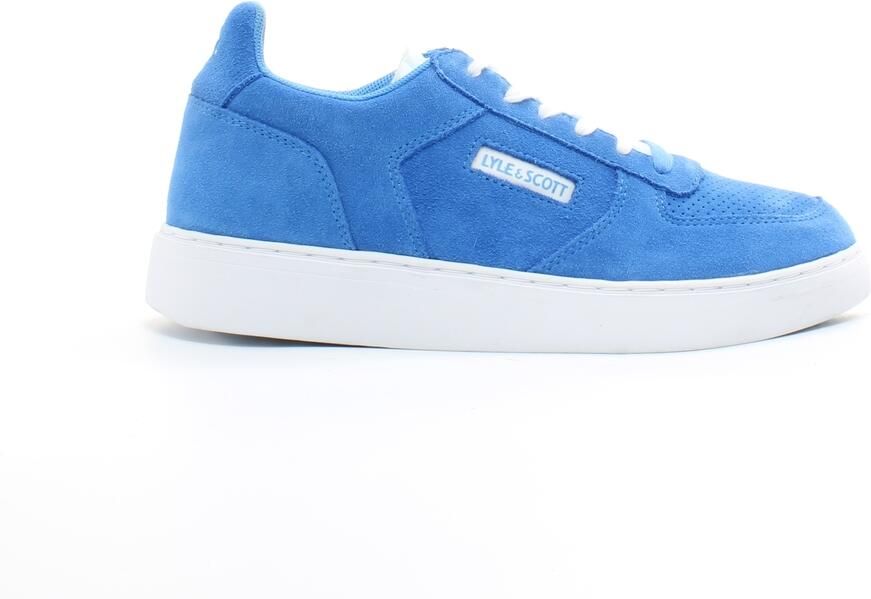 Lyle & Scott McMahon II blauwe suède leren veterschoenen voor heren FW1200 Z797