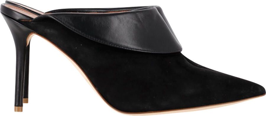 Malone Souliers Pre-owned Malone Souliers Gespschoenen met Puntige Neus in Zwart Suède en Leer