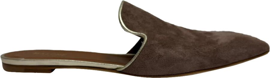Malone Souliers Pre-owned Malone Souliers Marianne Puntige Ballerina Muiltjes in Bruin Suède