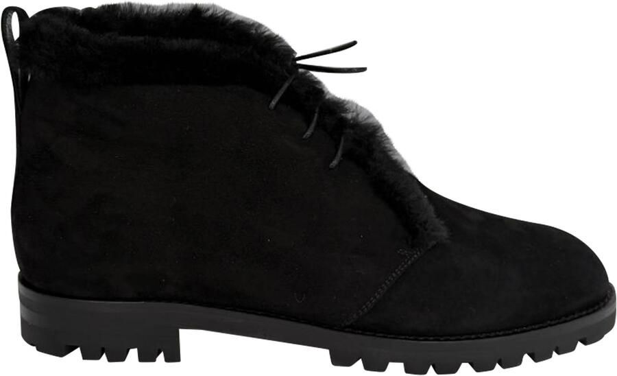 Manolo Blahnik Pre-owned Manolo Blahnik Mircus Enkelboots in Zwart Suède