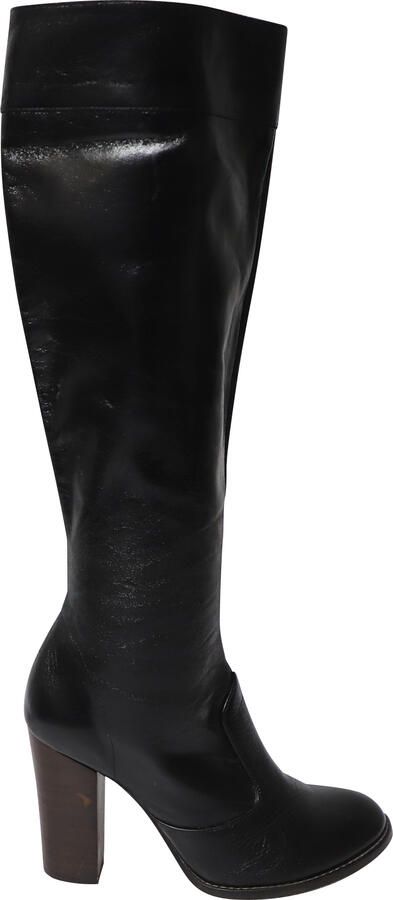 Marc Jacobs Pre-owned Marc Jacobs Marc houdt van de laars Overknee laarzen in Zwart Leer