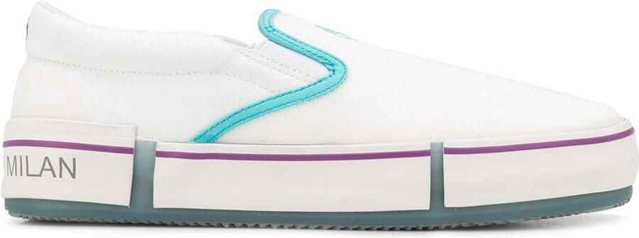 Marcelo Burlon Cross Vulcanized Slip-On Sneakers