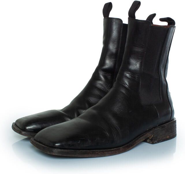 Marsell Pre-owned Marsell Zwarte leren Chelsea boots