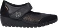 Mephisto Bathilda dames ballerina - Zwart