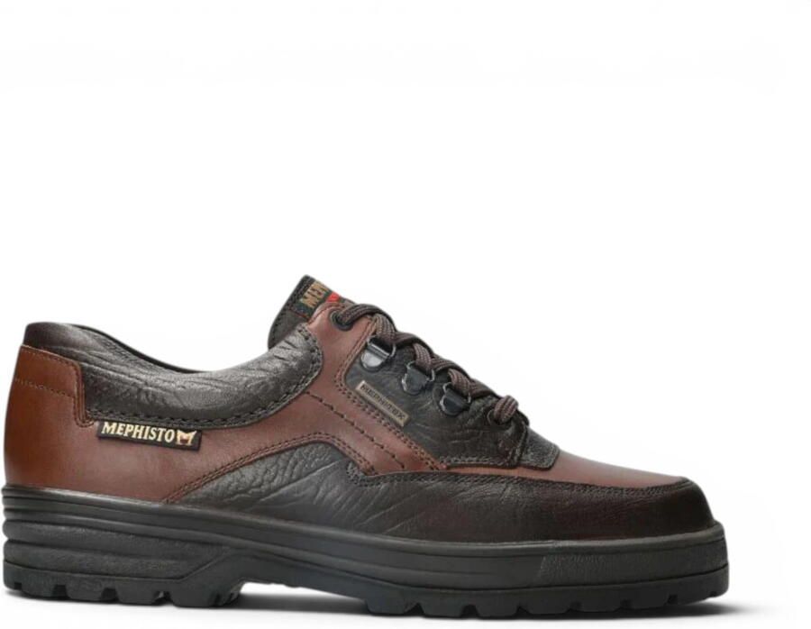Mephisto Leren Kastanjebruine Wandelschoenen voor heren Barracuda MT 742
