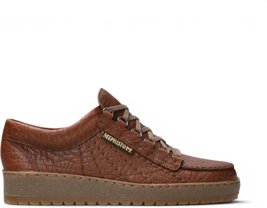 Mephisto Rainbow Leren Desert Brown Wandelschoenen voor heren Mamouth 742