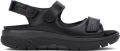 Mephisto Sano norine dames rollende wandelsandaal - Zwart