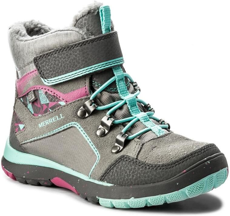 Merrell Moab Polar Waterdichte Kinderlaarzen Grijs