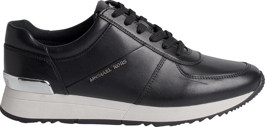 Michael Kors Allie Leren Sneakers 43R5ALFP3L voor dames