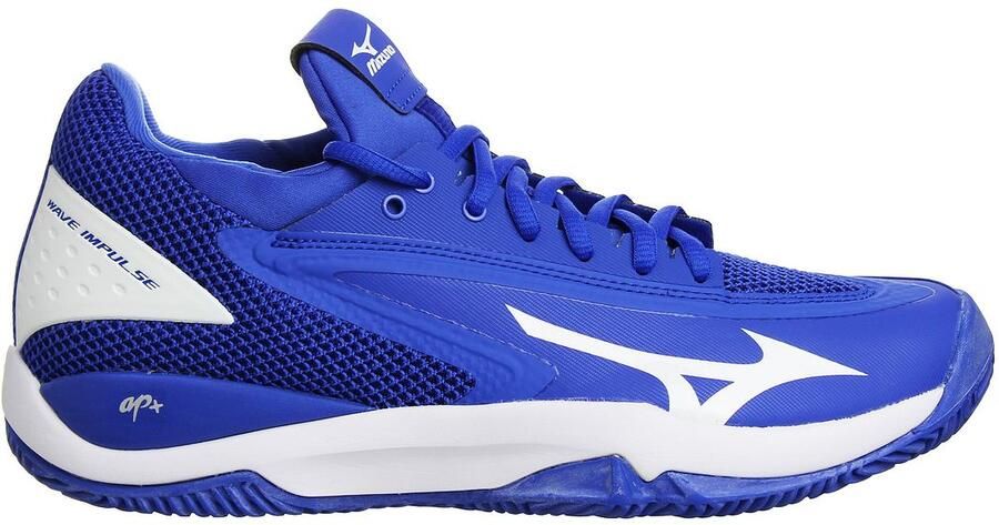 Mizuno Wave Impulse CC Heren Blauw Tennisschoenen